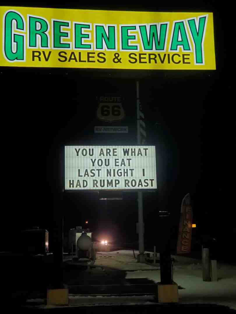 YOU ARE WHAT YOU EAT LAST NIGHT I HAD RUMP ROAST - December 4, 2019