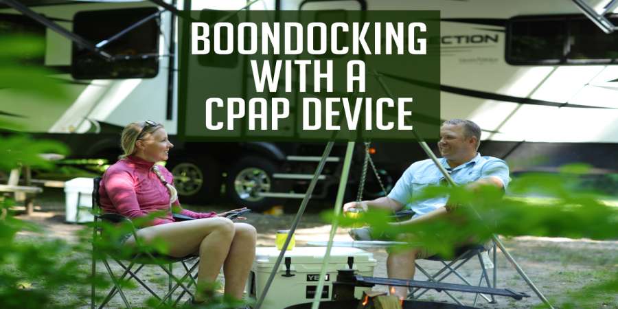 Camping with a CPAP device