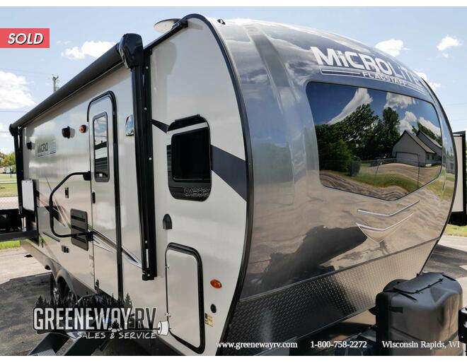 2022 Flagstaff Micro Lite 25FKS Travel Trailer at Greeneway RV Sales & Service STOCK# 10085 Exterior Photo