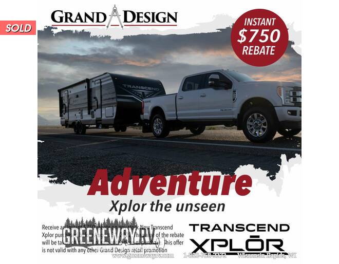 2022 Grand Design Transcend Xplor 247BH Travel Trailer at Greeneway RV Sales & Service STOCK# 10233 Photo 8