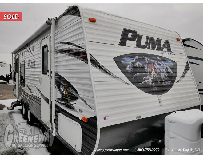 2014 Palomino Puma 25RS Travel Trailer at Greeneway RV Sales & Service STOCK# 10401V Exterior Photo