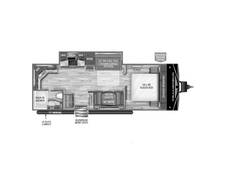 2022 Grand Design Transcend Xplor 240ML Travel Trailer at Greeneway RV Sales & Service STOCK# 10586 Floor plan Image