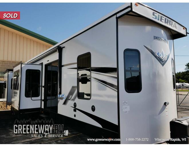 2022 Sierra Destination 403RD Travel Trailer at Greeneway RV Sales & Service STOCK# 10643 Exterior Photo