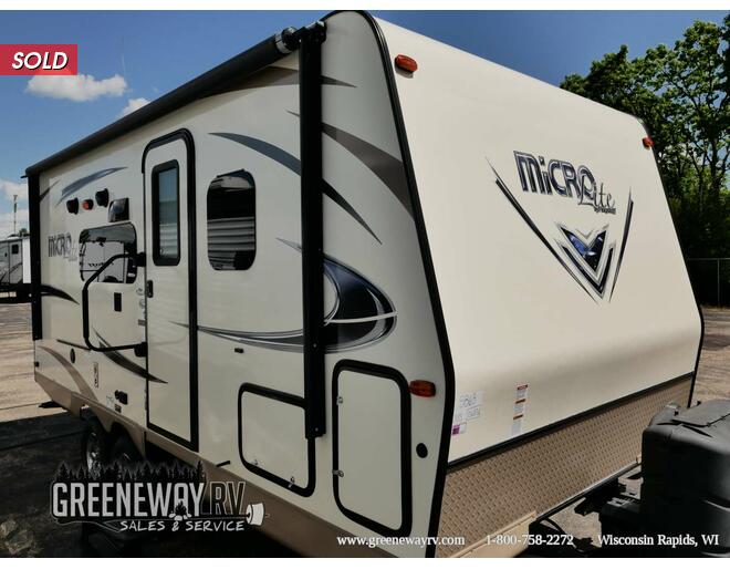 2018 Flagstaff Micro Lite 21DS Travel Trailer at Greeneway RV Sales & Service STOCK# 10687U Exterior Photo