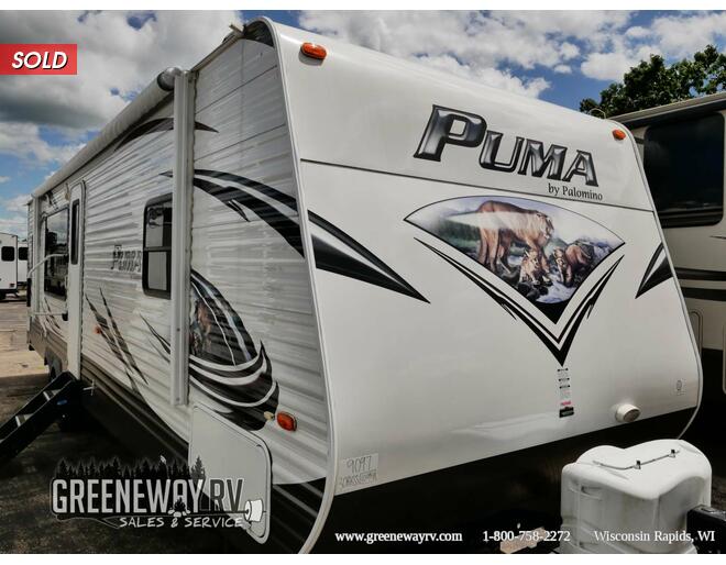 2014 Palomino Puma 30RKSS Travel Trailer at Greeneway RV Sales & Service STOCK# 10494A Exterior Photo