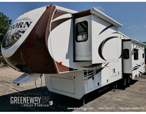2014 Heartland Bighorn 3370RK Fifth Wheel at Greeneway RV Sales & Service STOCK# 10367A Photo 2