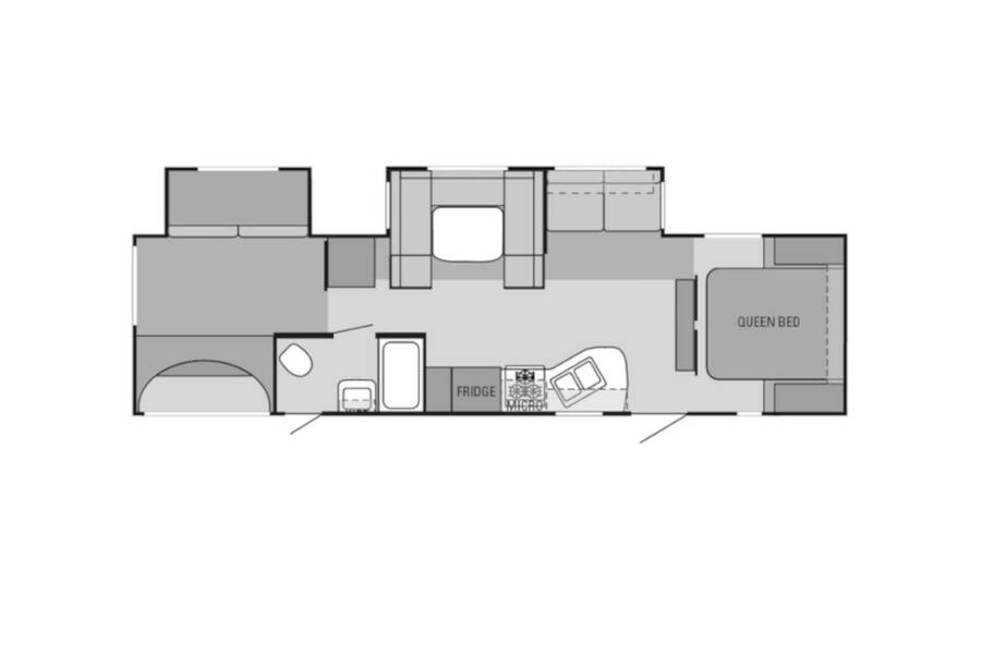 2011 Jayco Eagle 314BDS Travel Trailer at Greeneway RV Sales & Service STOCK# 10470A Floor plan Layout Photo