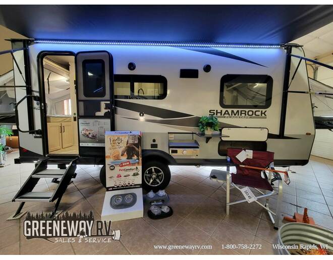 2023 Flagstaff Shamrock 19 Travel Trailer at Greeneway RV Sales & Service STOCK# 10855 Photo 3
