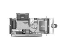 2021 Jayco Jay Feather 24RL Travel Trailer at Greeneway RV Sales & Service STOCK# 10815A Floor plan Image