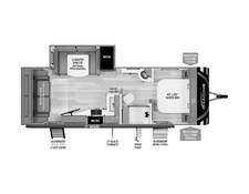 2024 Grand Design Imagine 2500RL Travel Trailer at Greeneway RV Sales & Service STOCK# 10948 Floor plan Image