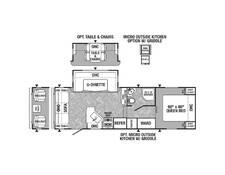 2022 Palomino Puma 253FBS Fifth Wheel at Greeneway RV Sales & Service STOCK# 11088 Floor plan Image