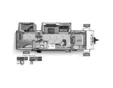 2023 Palomino Puma XLE Lite 31BHSC Travel Trailer at Greeneway RV Sales & Service STOCK# 11091 Floor plan Image